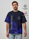 Мужская футболка оверсайз / MERCEDES