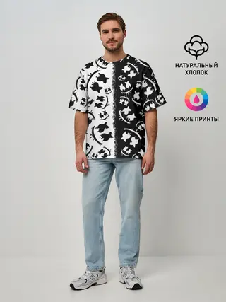 Мужская футболка оверсайз / MARSHMELLO