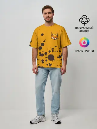 Мужская футболка оверсайз / FOX