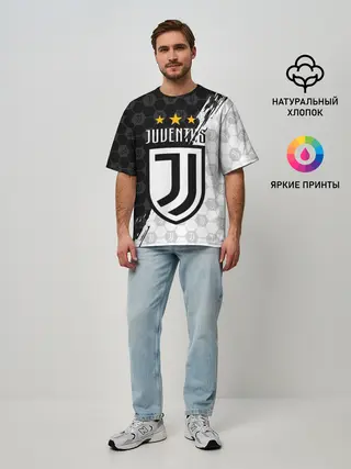 Мужская футболка оверсайз / JUVENTUS