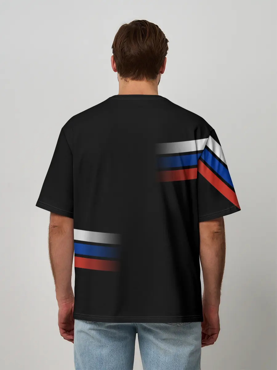 Мужская футболка оверсайз / Россия