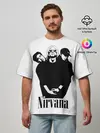 Мужская футболка оверсайз / Nirvana Группа