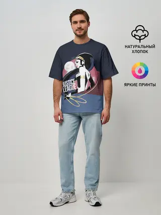 Мужская футболка оверсайз / Диана Принс