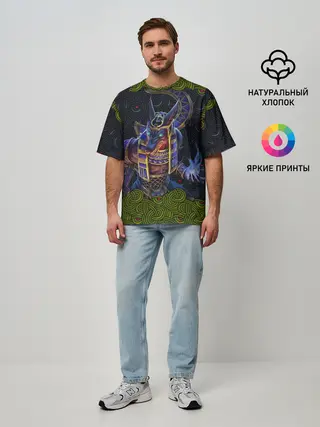 Мужская футболка оверсайз / Суд Анубиса