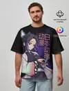 Мужская футболка оверсайз / Шинобу Кочо, Kimetsu no Yaiba