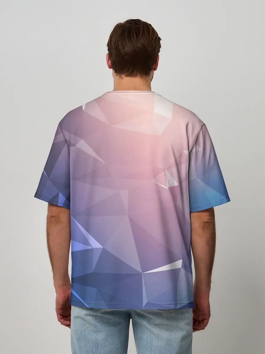 Мужская футболка оверсайз / ЭЛЕМЕНТЫ СВЕТА