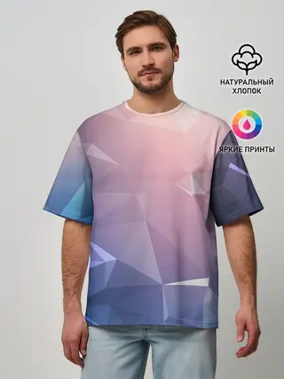 Мужская футболка оверсайз / ЭЛЕМЕНТЫ СВЕТА