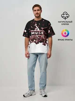 Мужская футболка оверсайз / muse.
