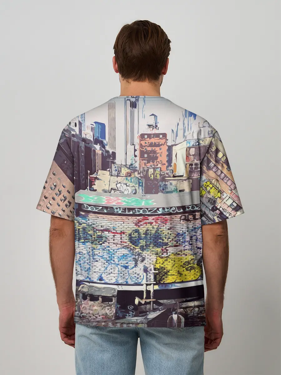 Мужская футболка оверсайз / SCARLXRD