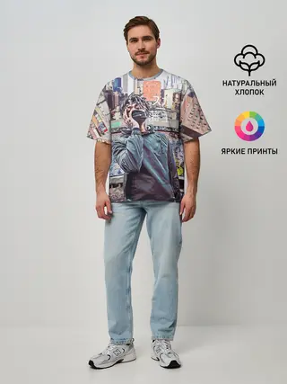 Мужская футболка оверсайз / SCARLXRD