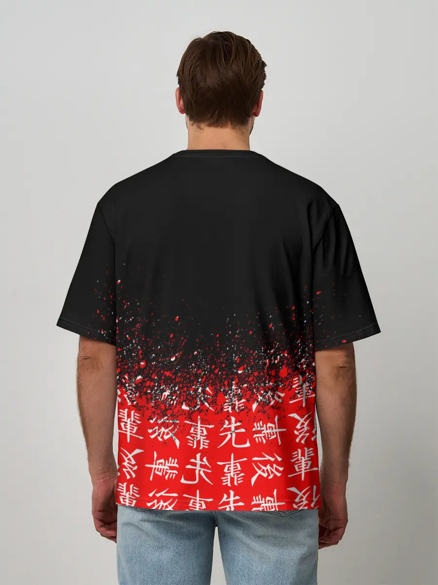 Мужская футболка оверсайз / SENPAI