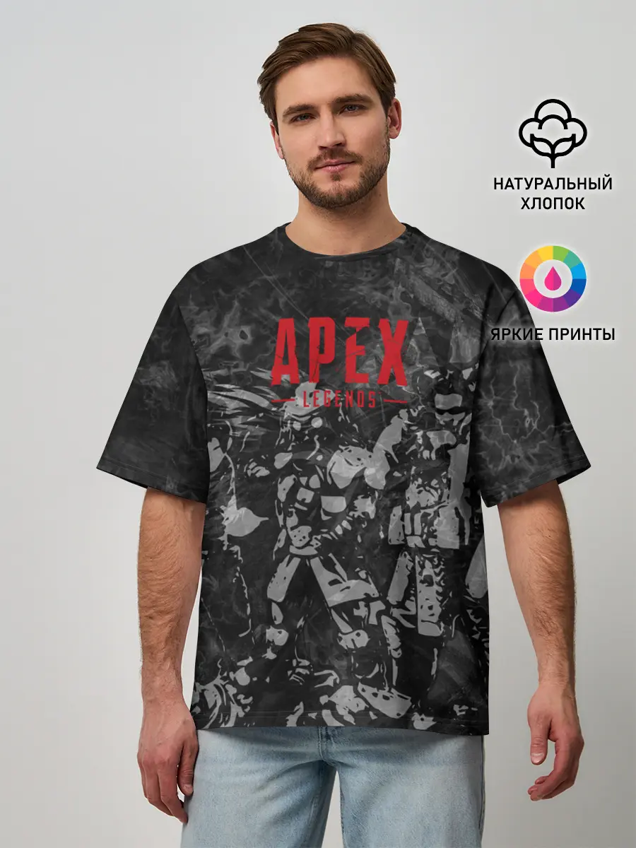 Мужская футболка оверсайз / Apex Legends / Легенды Апекса
