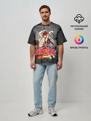 Мужская футболка оверсайз / Fairy Tail
