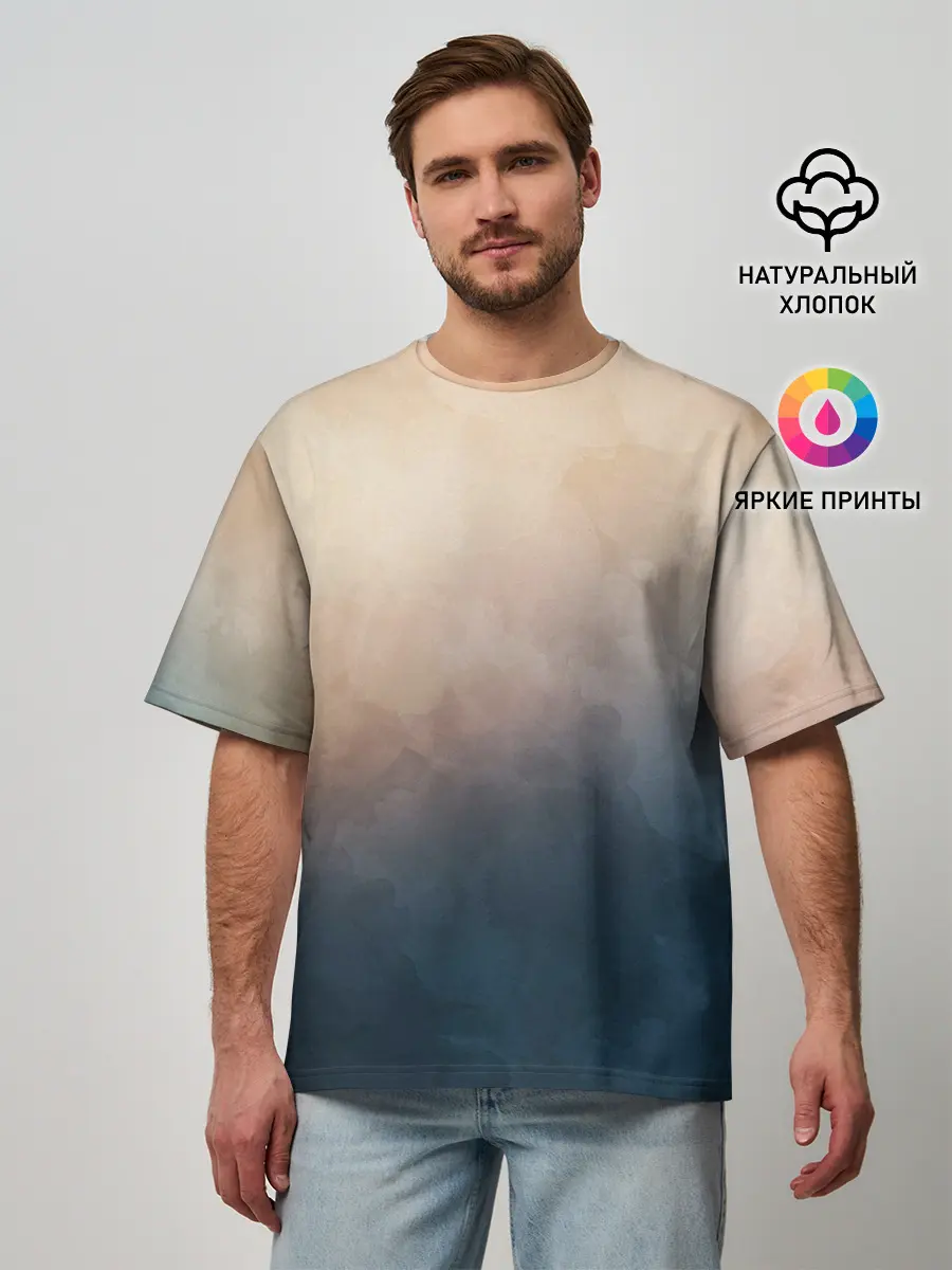 Мужская футболка оверсайз / Тана