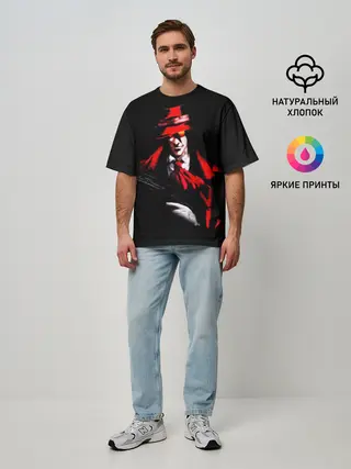 Мужская футболка оверсайз / Хеллсинг