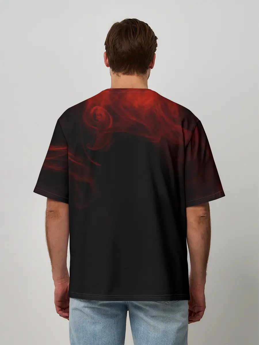 Мужская футболка оверсайз / FREEFIRE | ФЕНИКС