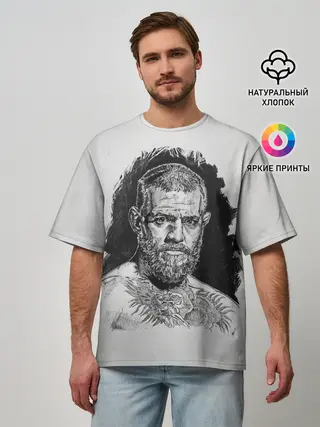 Мужская футболка оверсайз / Конор МакГрегор | Conor McGregor