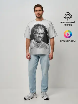 Мужская футболка оверсайз / Конор МакГрегор | Conor McGregor