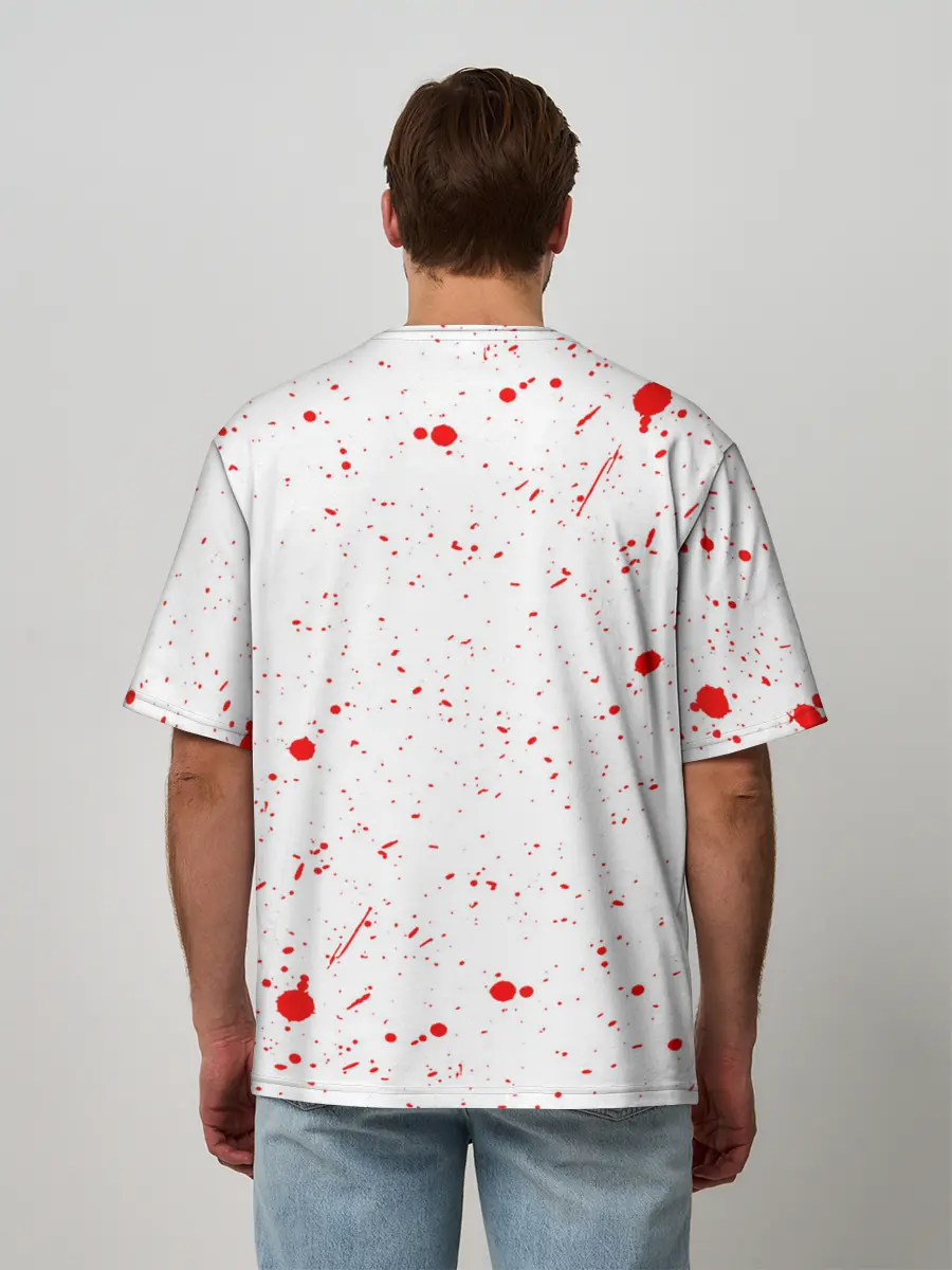 Мужская футболка оверсайз / Свирепый Сайтама