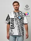 Мужская футболка оверсайз / BMW.