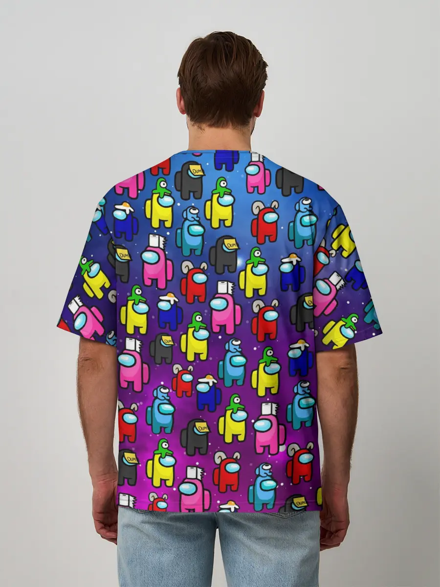 Мужская футболка оверсайз / AMONG US