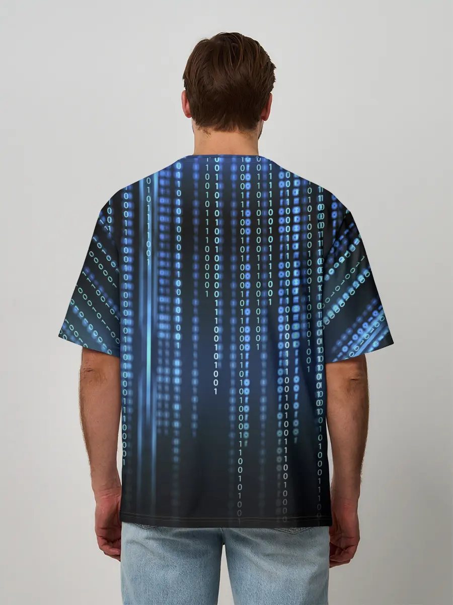 Мужская футболка оверсайз / Covid-19