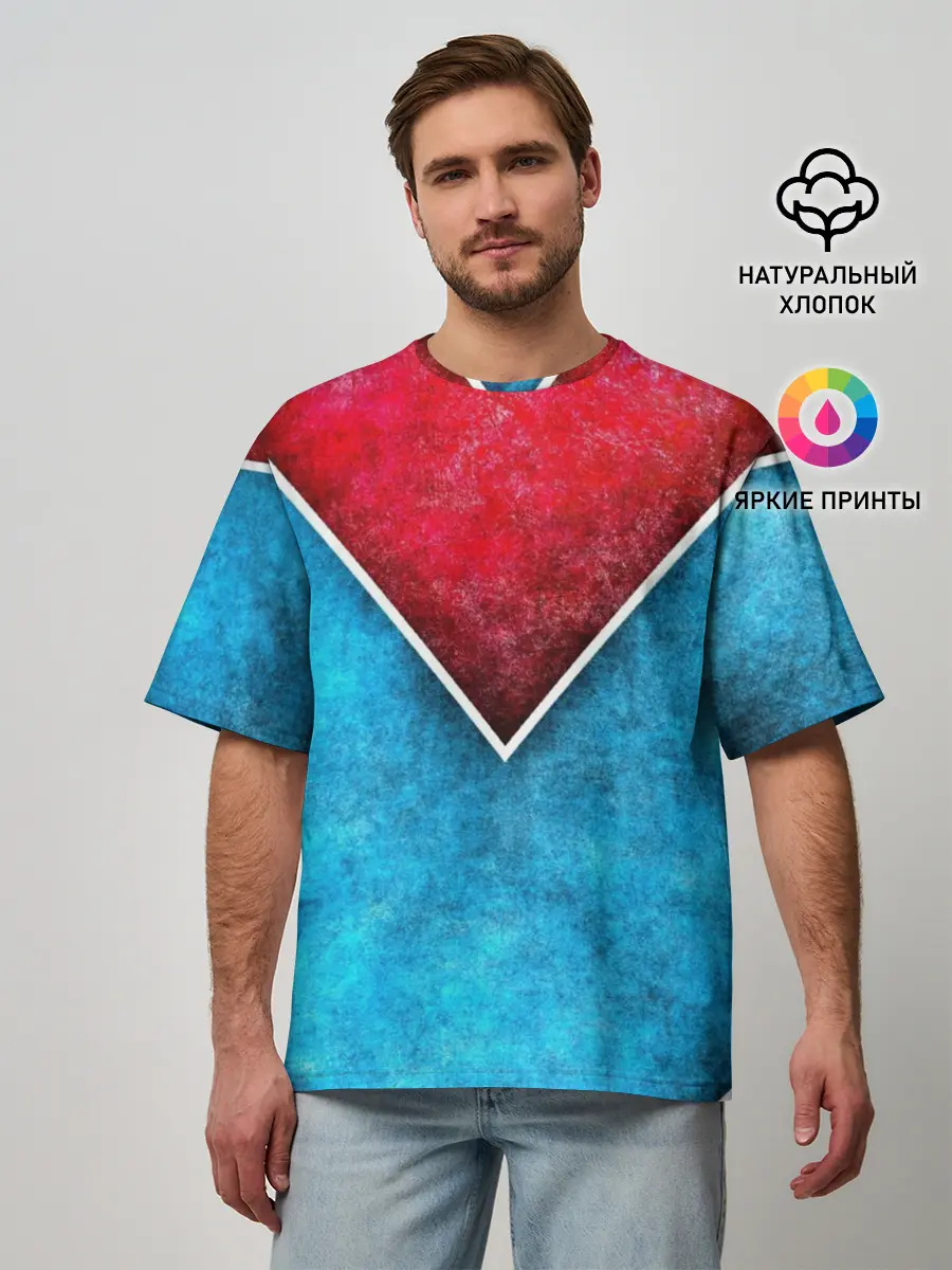 Мужская футболка оверсайз / Grunge