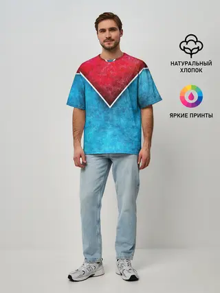 Мужская футболка оверсайз / Grunge