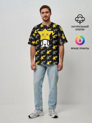 Мужская футболка оверсайз / ChibiStar