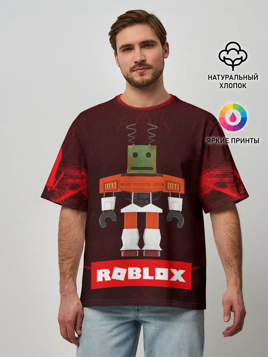 Мужская футболка оверсайз / ROBLOX | РОБЛОКС