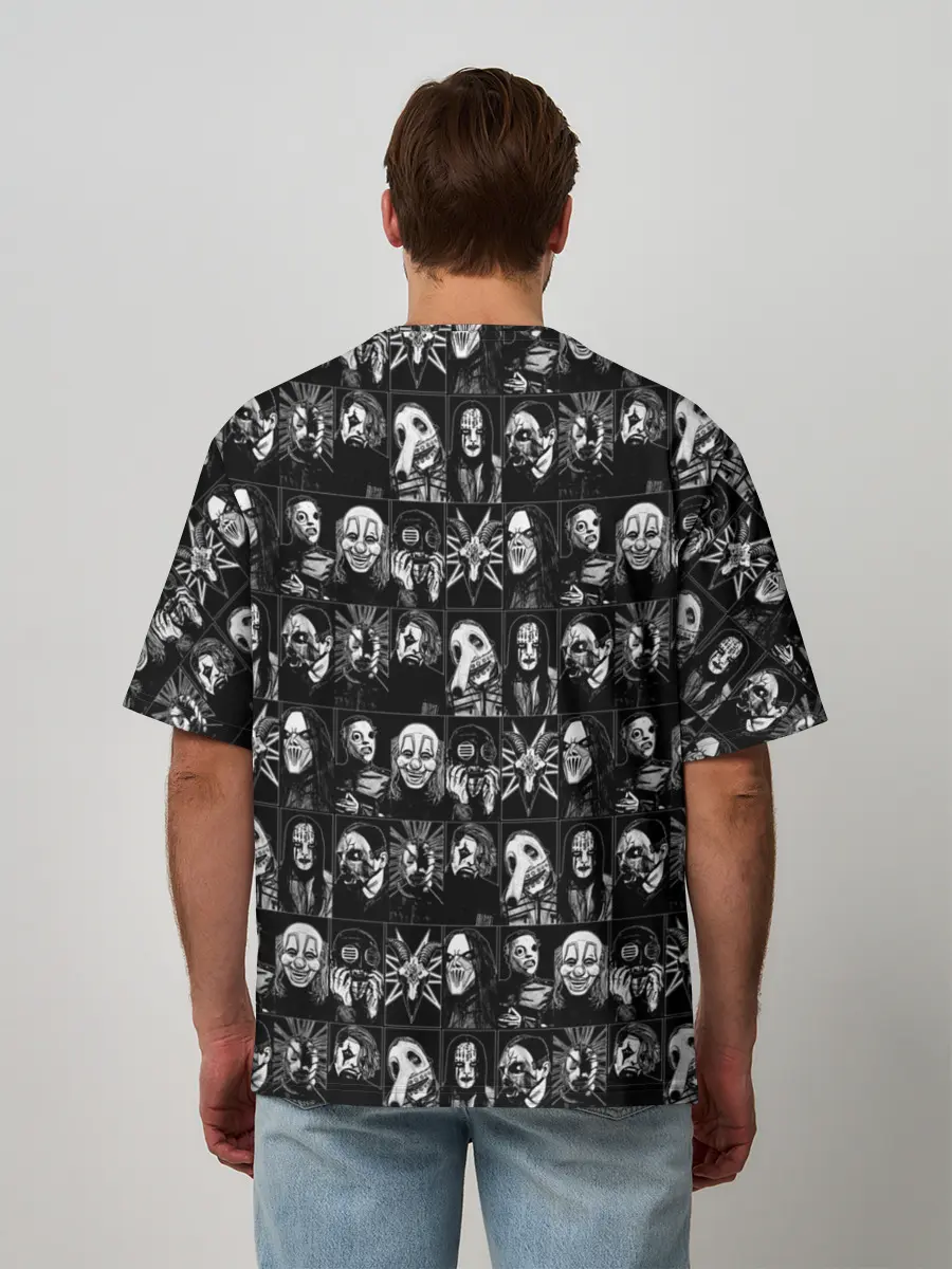 Мужская футболка оверсайз / Slipknot