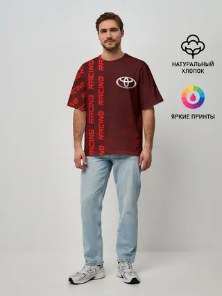 Мужская футболка оверсайз / Тойота - Pro Racing