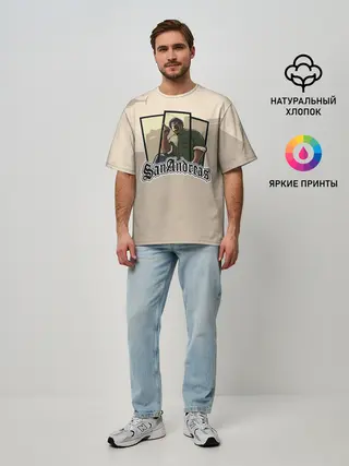 Мужская футболка оверсайз / GTA SA - Big Smoke