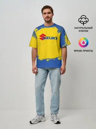 Мужская футболка оверсайз / Suzuki | Сузуки