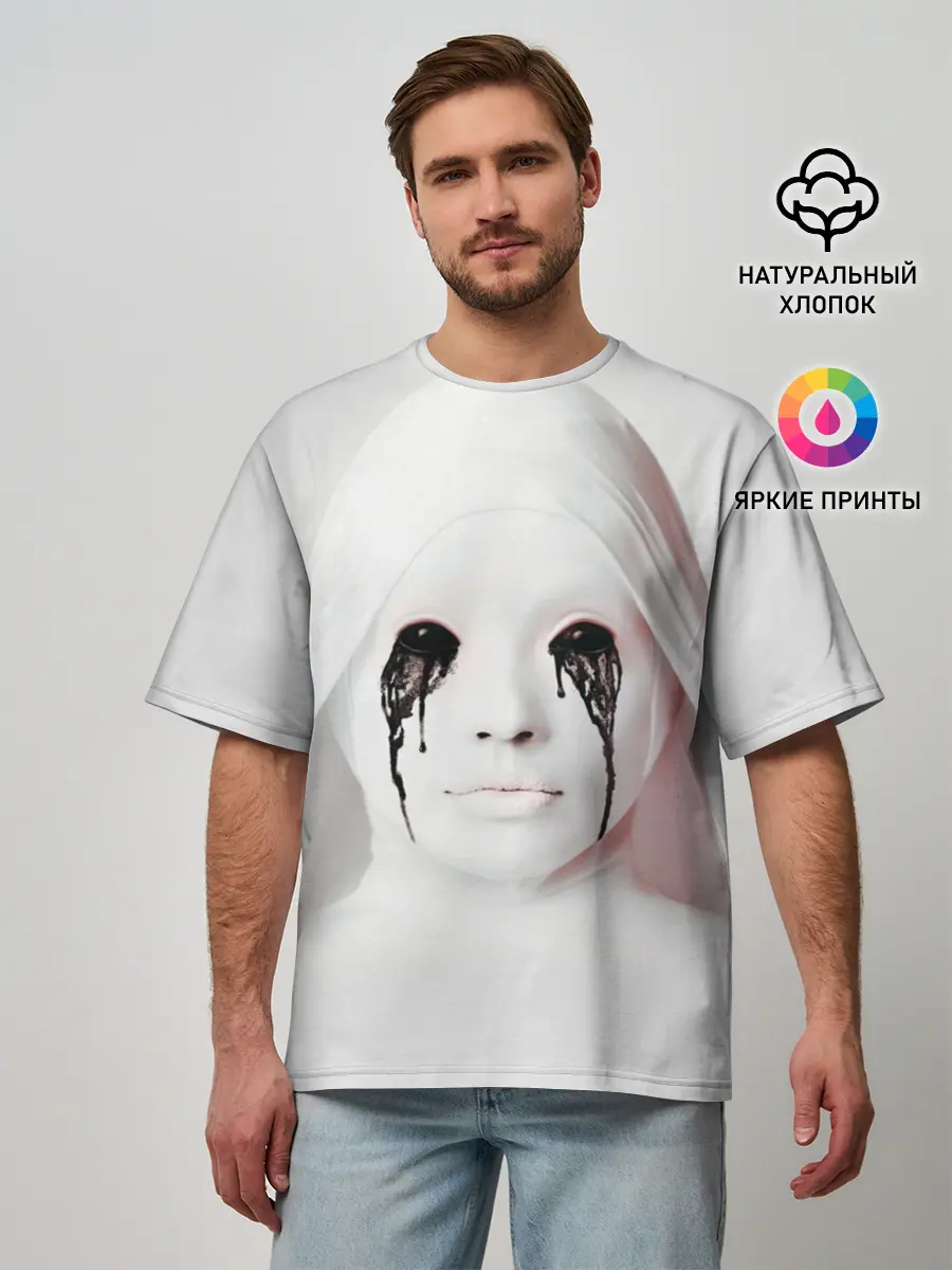 Мужская футболка оверсайз / American Horror Story