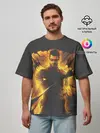 Мужская футболка оверсайз / Jensen in fire