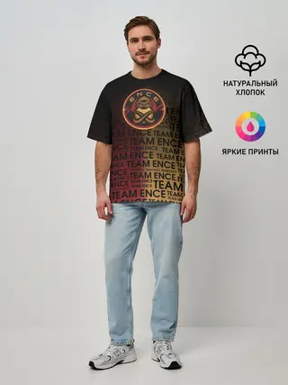 Мужская футболка оверсайз / TEAM ENCE