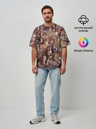 Мужская футболка оверсайз / Ведьмак