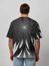 Мужская футболка оверсайз / Абстракция 353-3