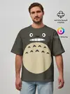 Мужская футболка оверсайз / Totoro