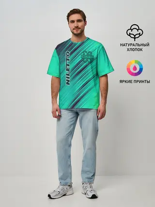 Мужская футболка оверсайз / Нилетто / Niletto лого