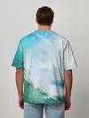 Мужская футболка оверсайз / Волны | Океан