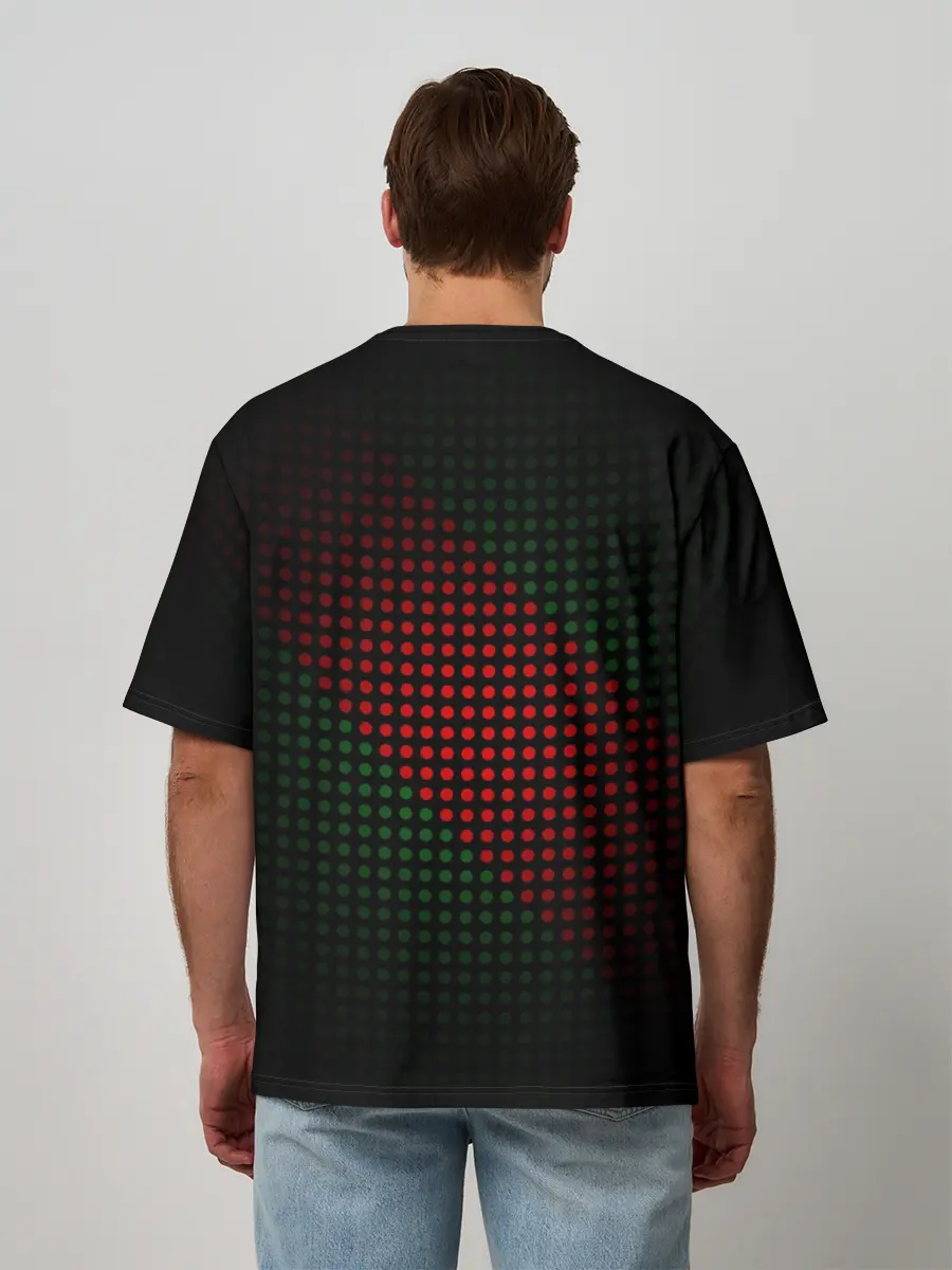 Мужская футболка оверсайз / Гуси