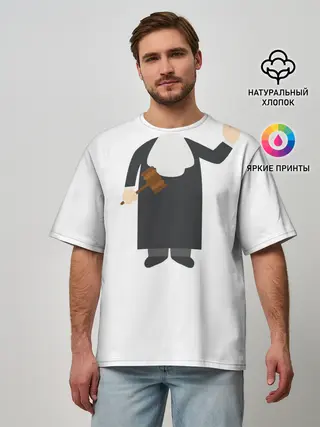 Мужская футболка оверсайз / Я - судья
