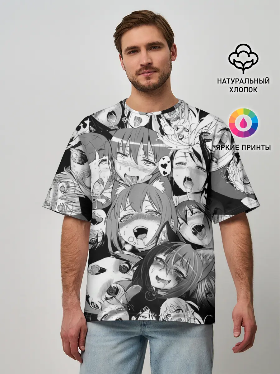 Мужская футболка оверсайз / СЕНПАЙ / SENPAI