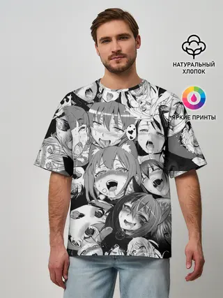 Мужская футболка оверсайз / СЕНПАЙ / SENPAI