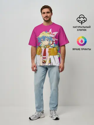 Мужская футболка оверсайз / Nia Teppelin