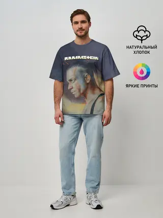 Мужская футболка оверсайз / Rammstein