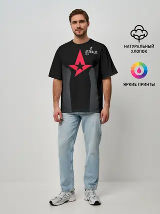 Мужская футболка оверсайз / Astalis - The Form