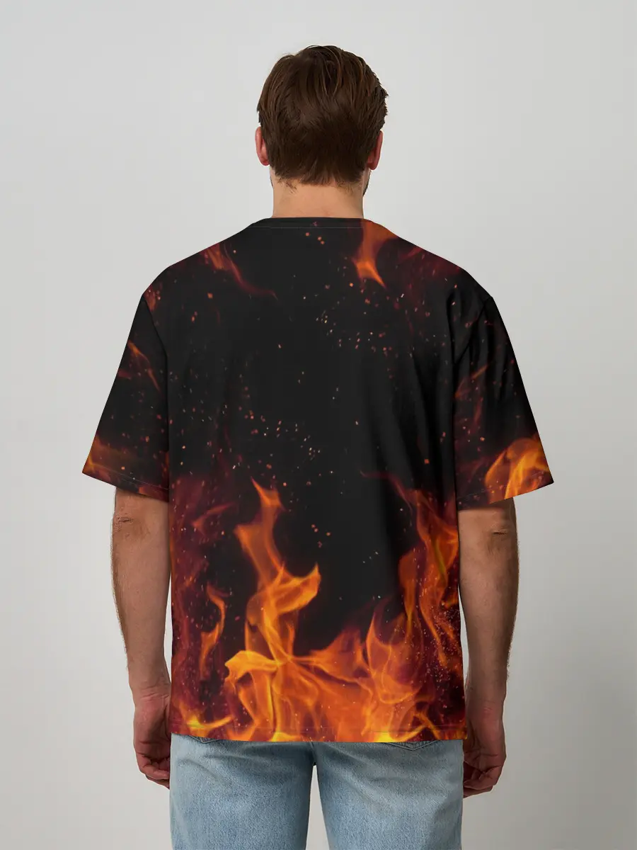 Мужская футболка оверсайз / Black Sabbath